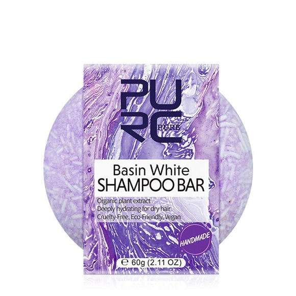 Pure Organic Basin White Shampoo Bar