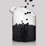 Luftdichtes Korkkugel Vorratsglas mit Seitenausguss (1200 ml)