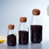Luftdichte Retro-Milchflasche mit Korkenverschluss (150 ml)