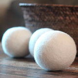 6er Pack Natürliche Biologische Wiederverwendbare Trocknerbälle aus Wolle