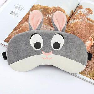 Entspannende Schlafmaske mit Tierdesign und Kühleinsatz
