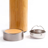 Isolierte Bambus Thermosflasche mit Edelstahl-Innenflasche