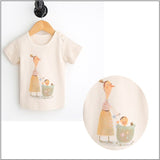 Niedliche Baby T-Shirts aus biologischer Baumwolle (Doppelpack)